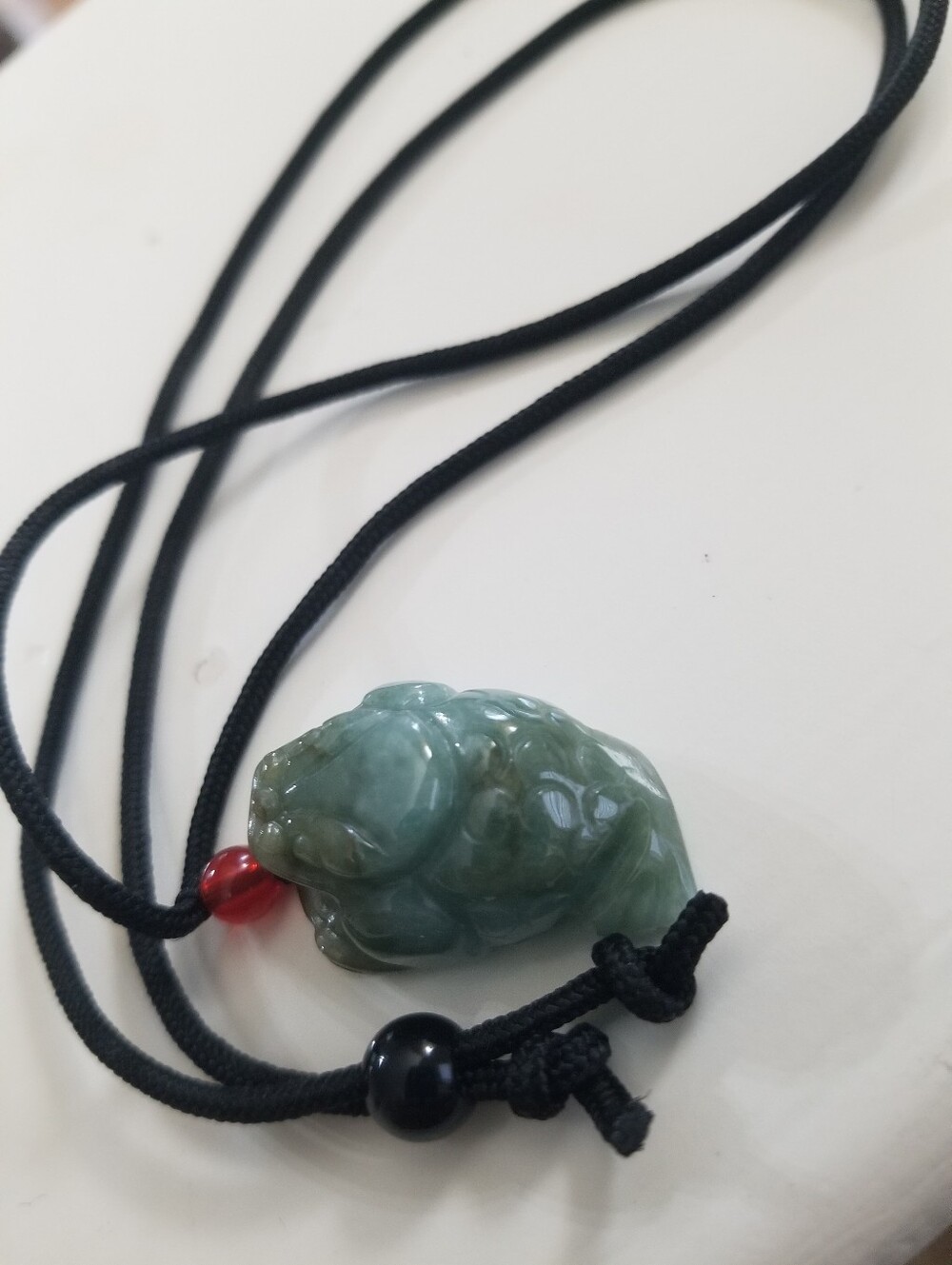 3 Legged Jade Money Frog Chinese Pixiu Wealth Attracting Toad